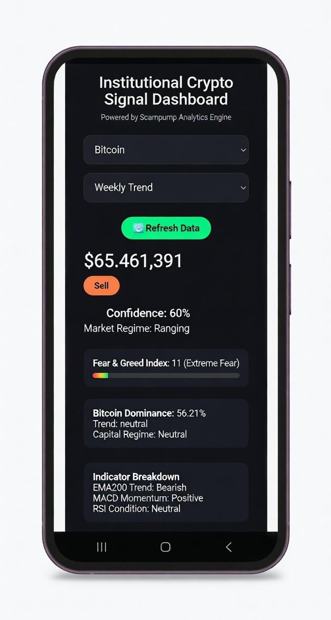 ScamPump Signals App